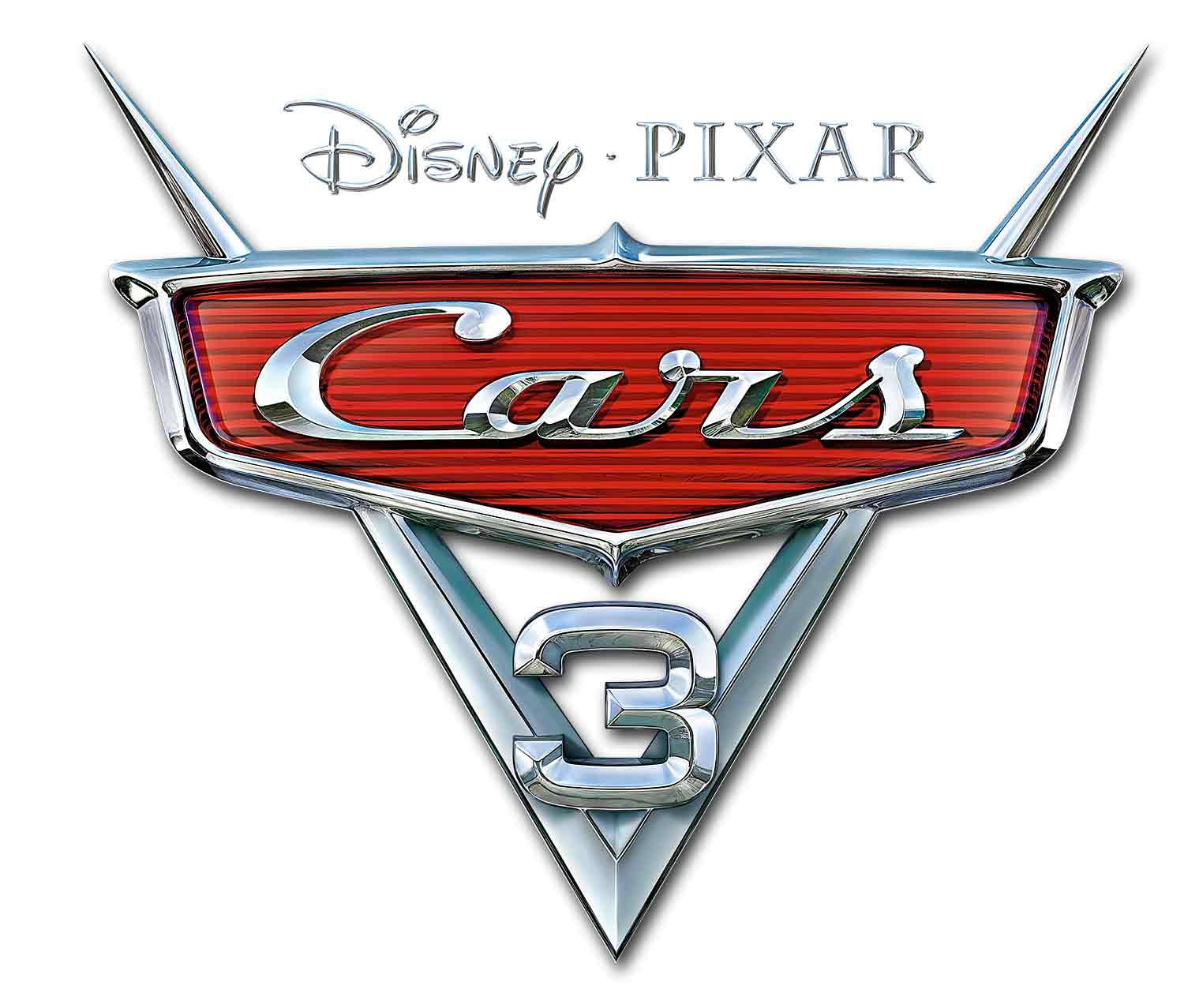 Enkeldisney Pixar Cars 3 Logotyp. Wallpaper