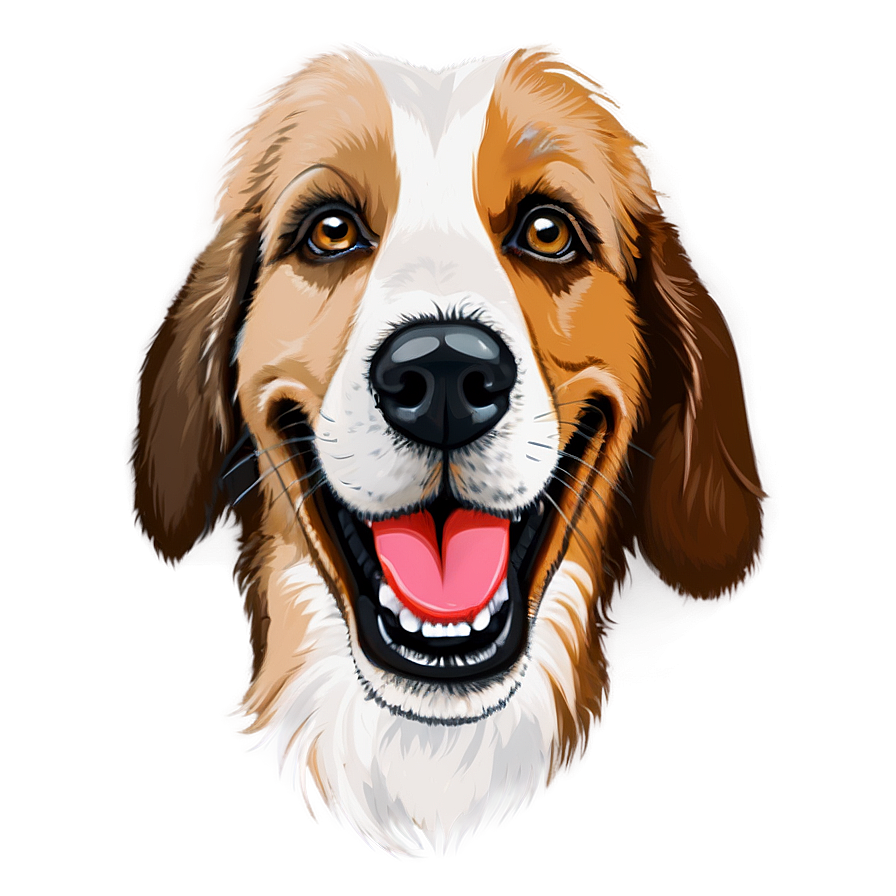 Simple Dog Face Stencil Png 38 PNG