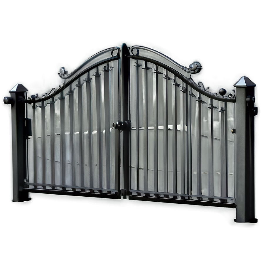 Simple Driveway Gate Png 05242024 PNG