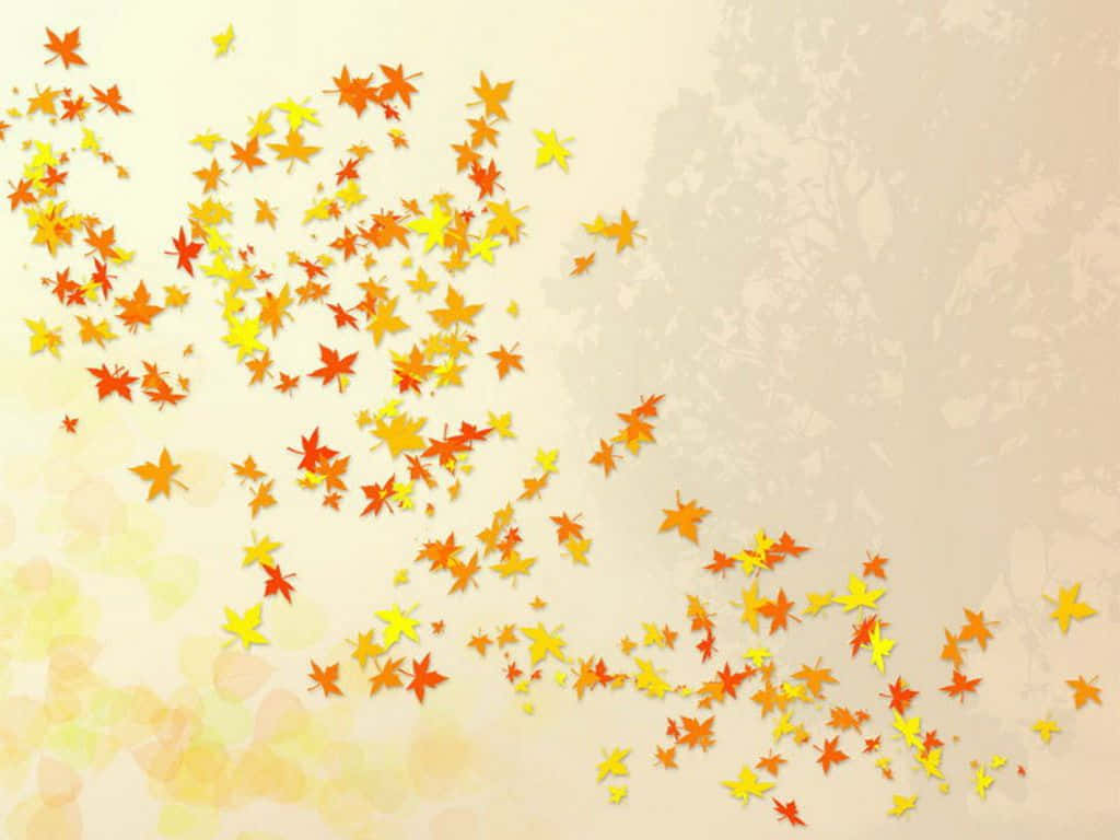 "Enjoy the beauty of Fall in Simplicity" Wallpaper