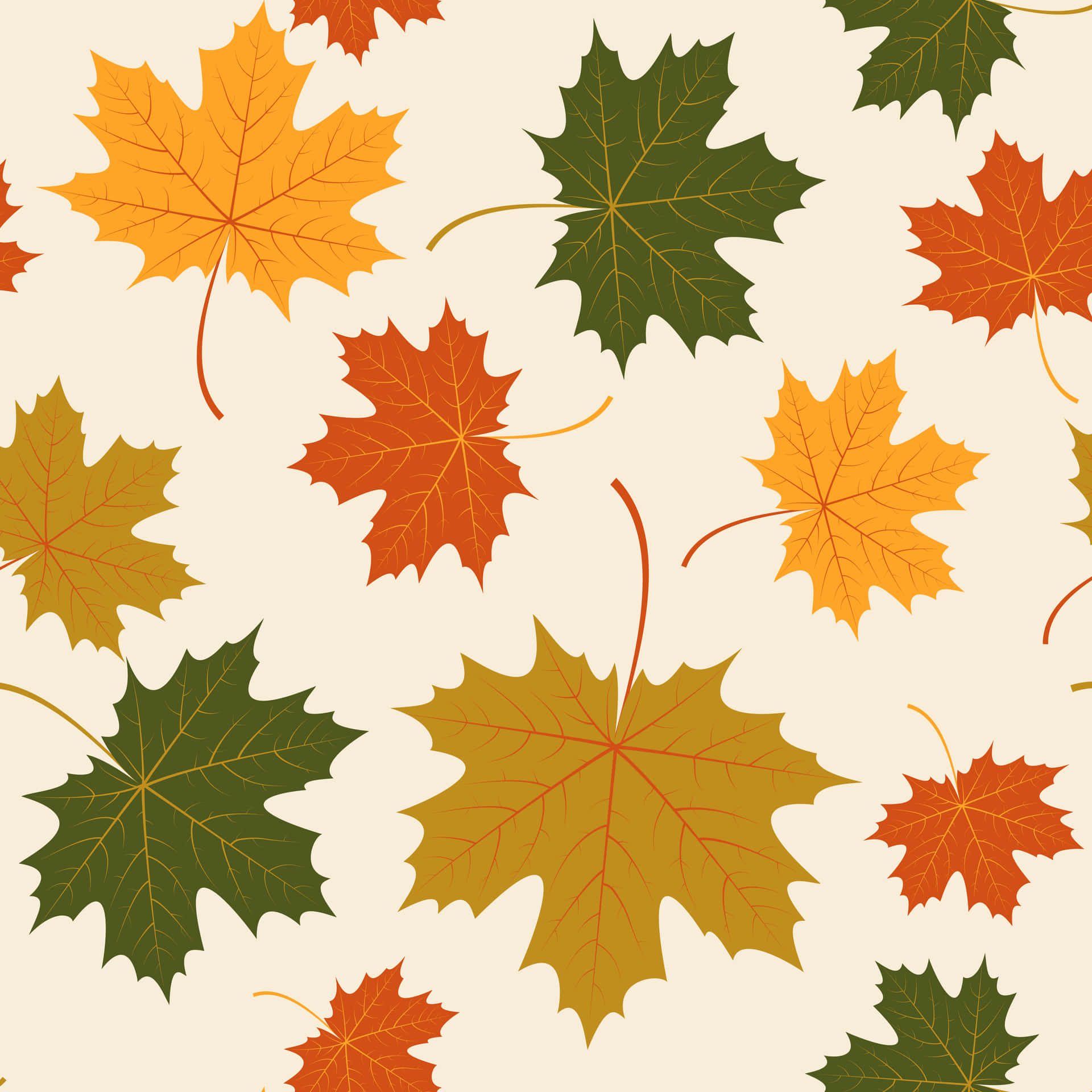 Et syn på naturens skønhed i efteråret. Wallpaper