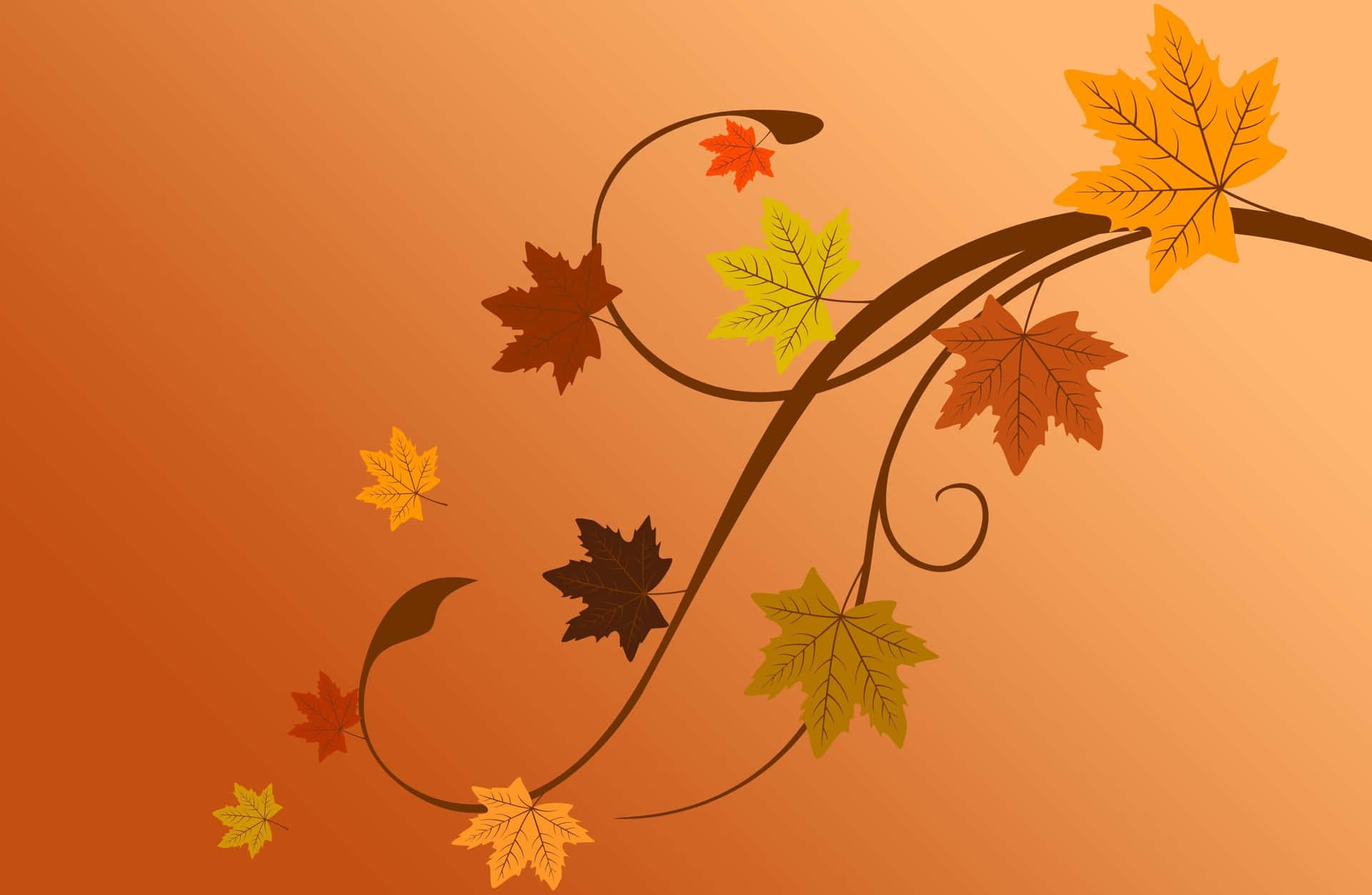 “The Colourful Palette of Fall” Wallpaper
