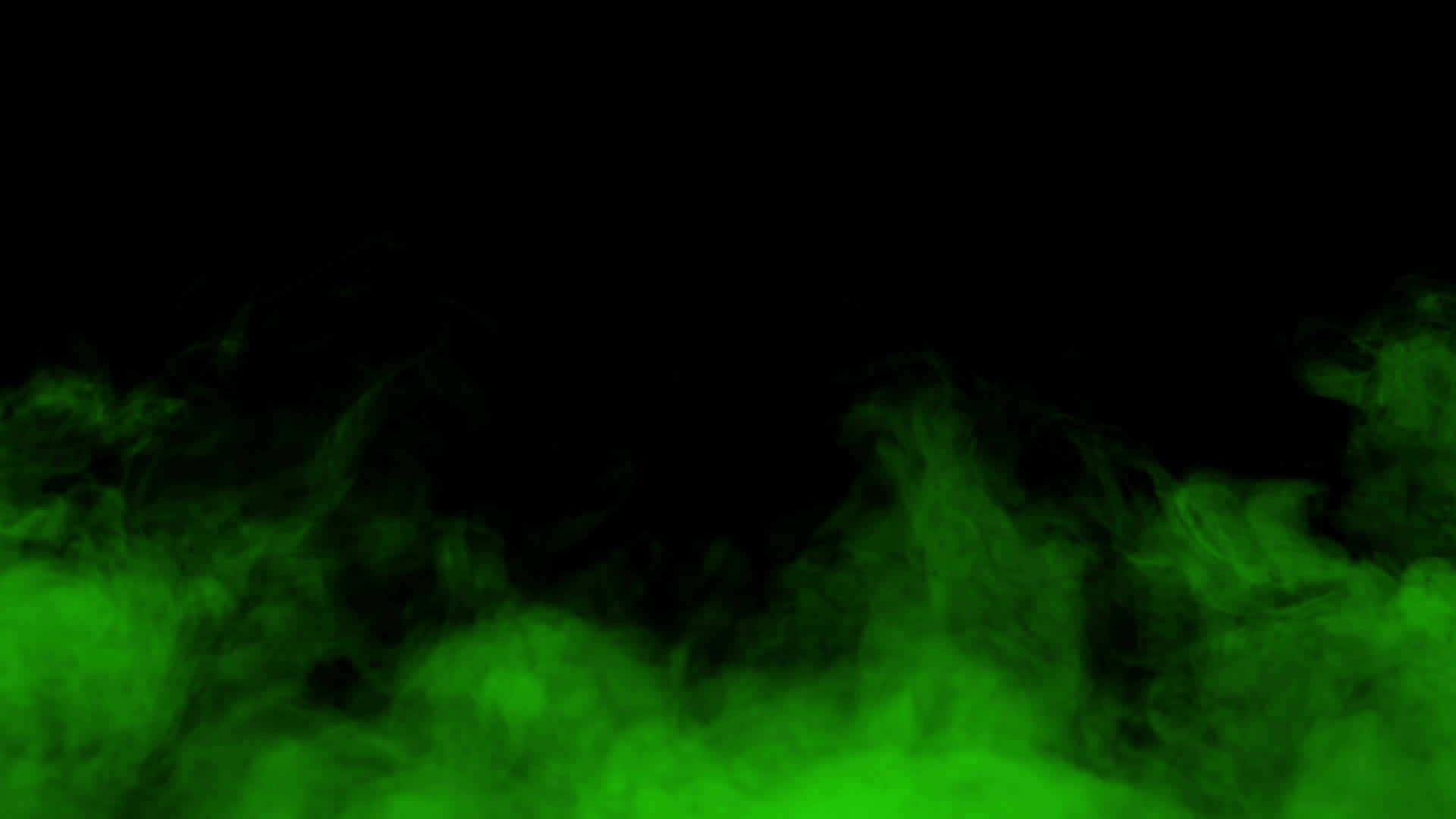 Simple Fire With Green Smoke Wallpaper