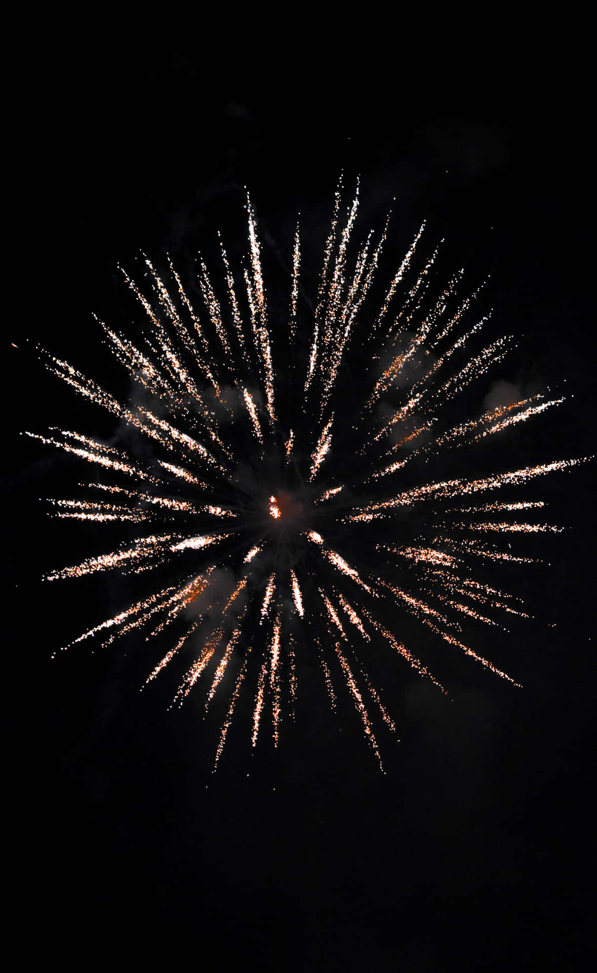 Simple Fireworks Display In Sky Wallpaper