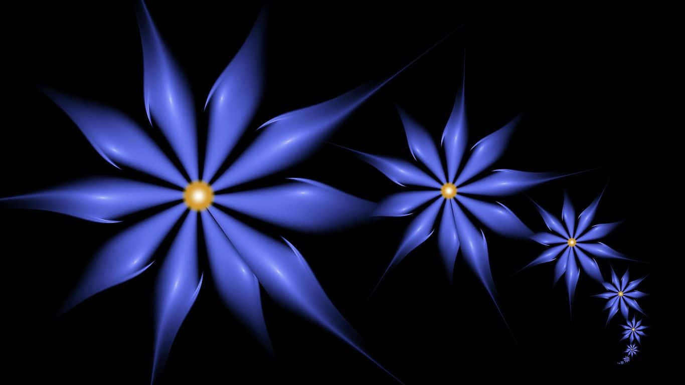 Simple Flower 1366 X 768 Background
