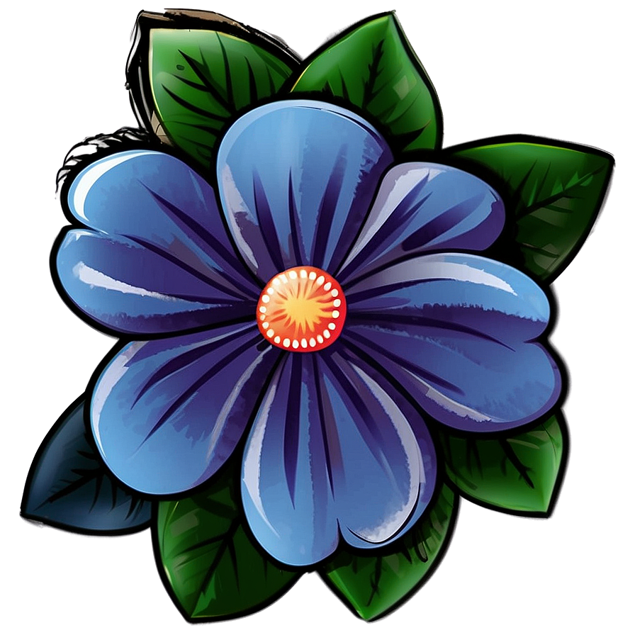 Simple Flower Illustration Png 57 PNG