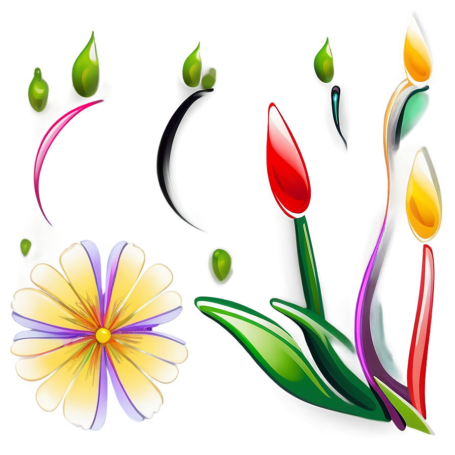 Simple Flower Line Art Png 06202024 PNG