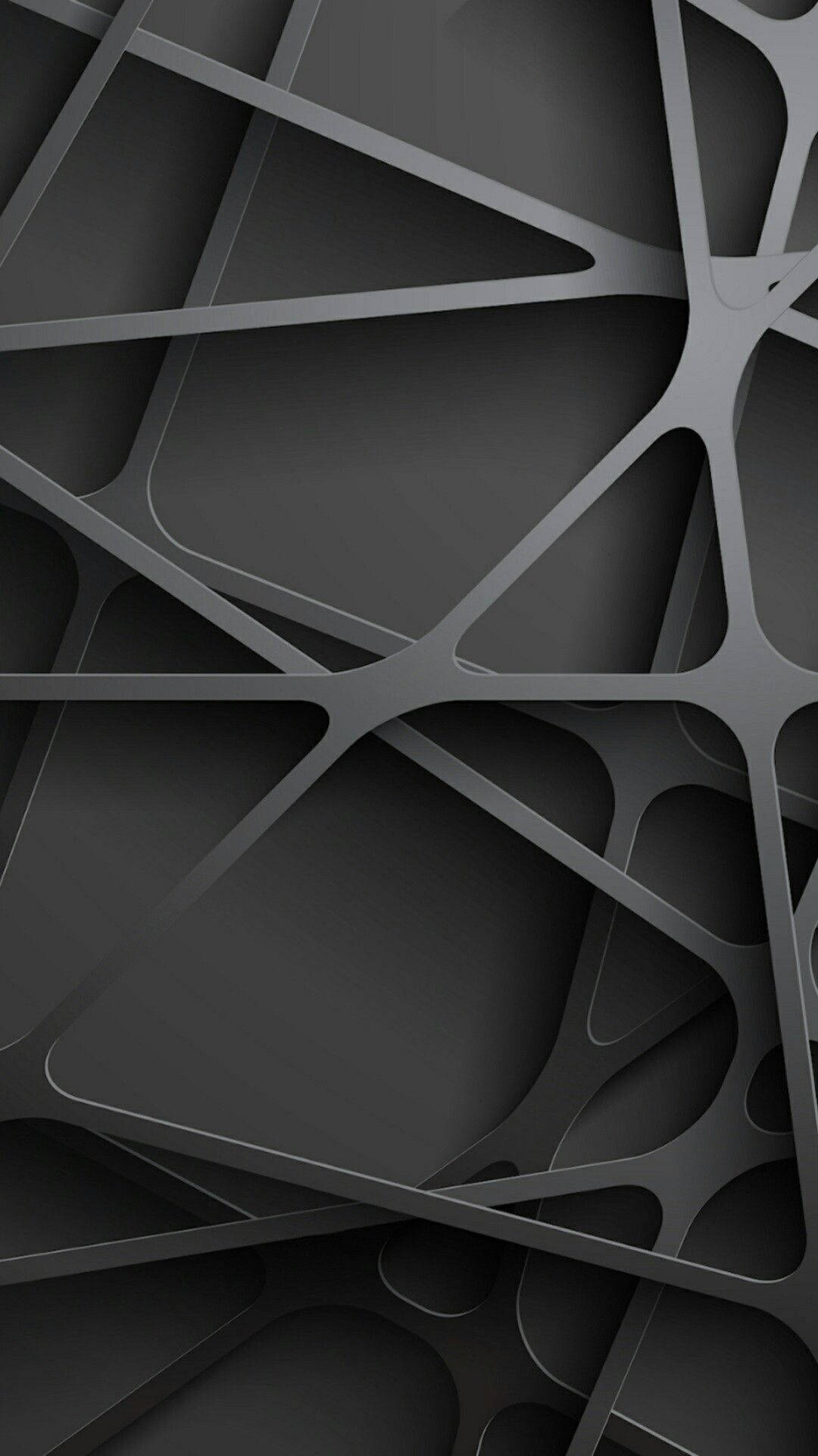 Simple Aesthetic Black Geometric Phone Wallpaper