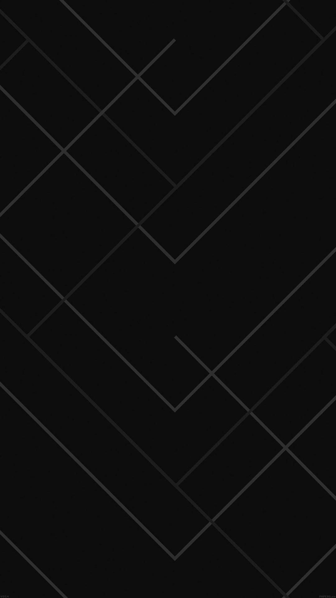 Simple Black Dark Geometric Phone Wallpaper