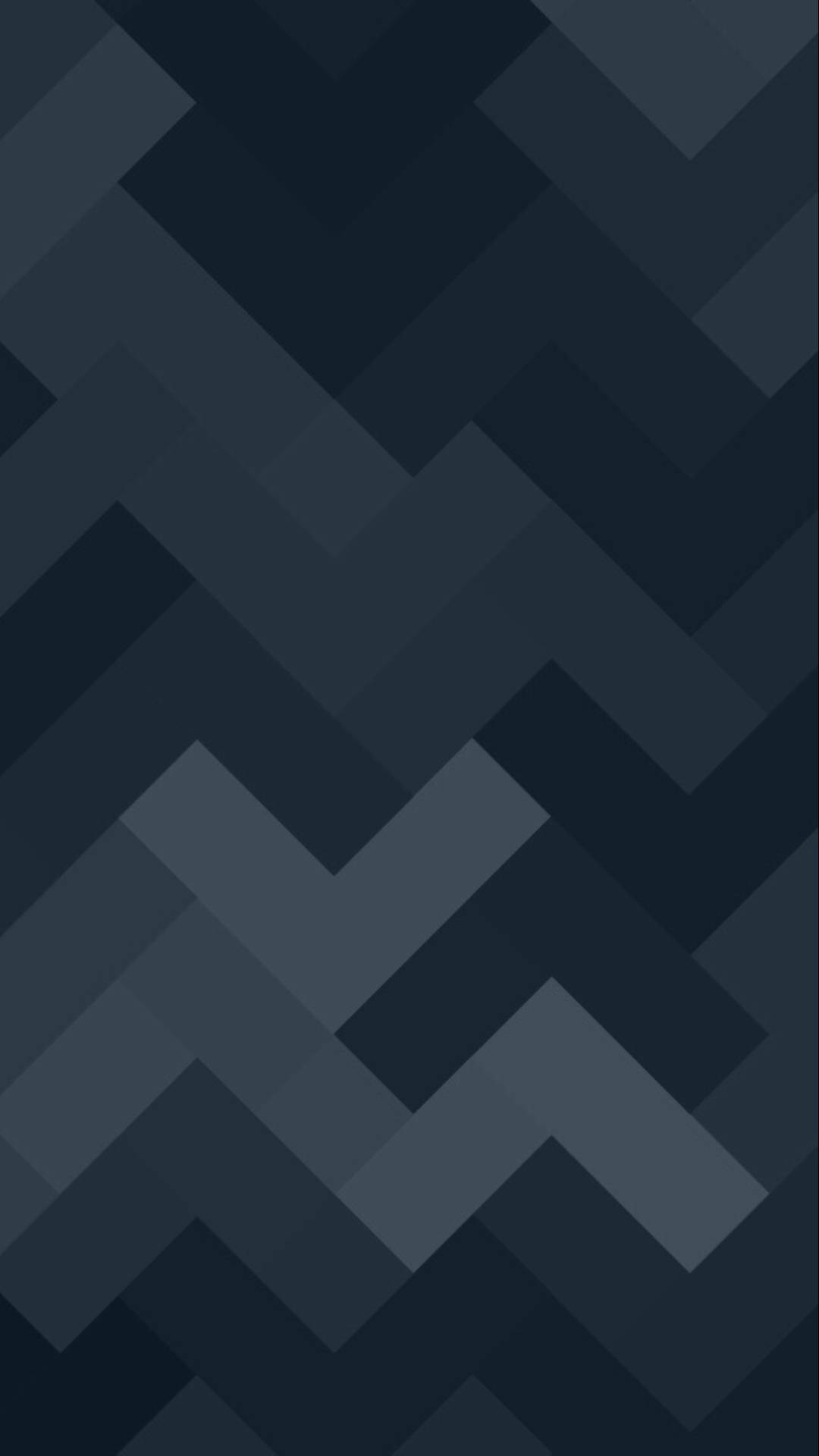 Enmörkblå Och Grå Geometrisk Mönster Wallpaper