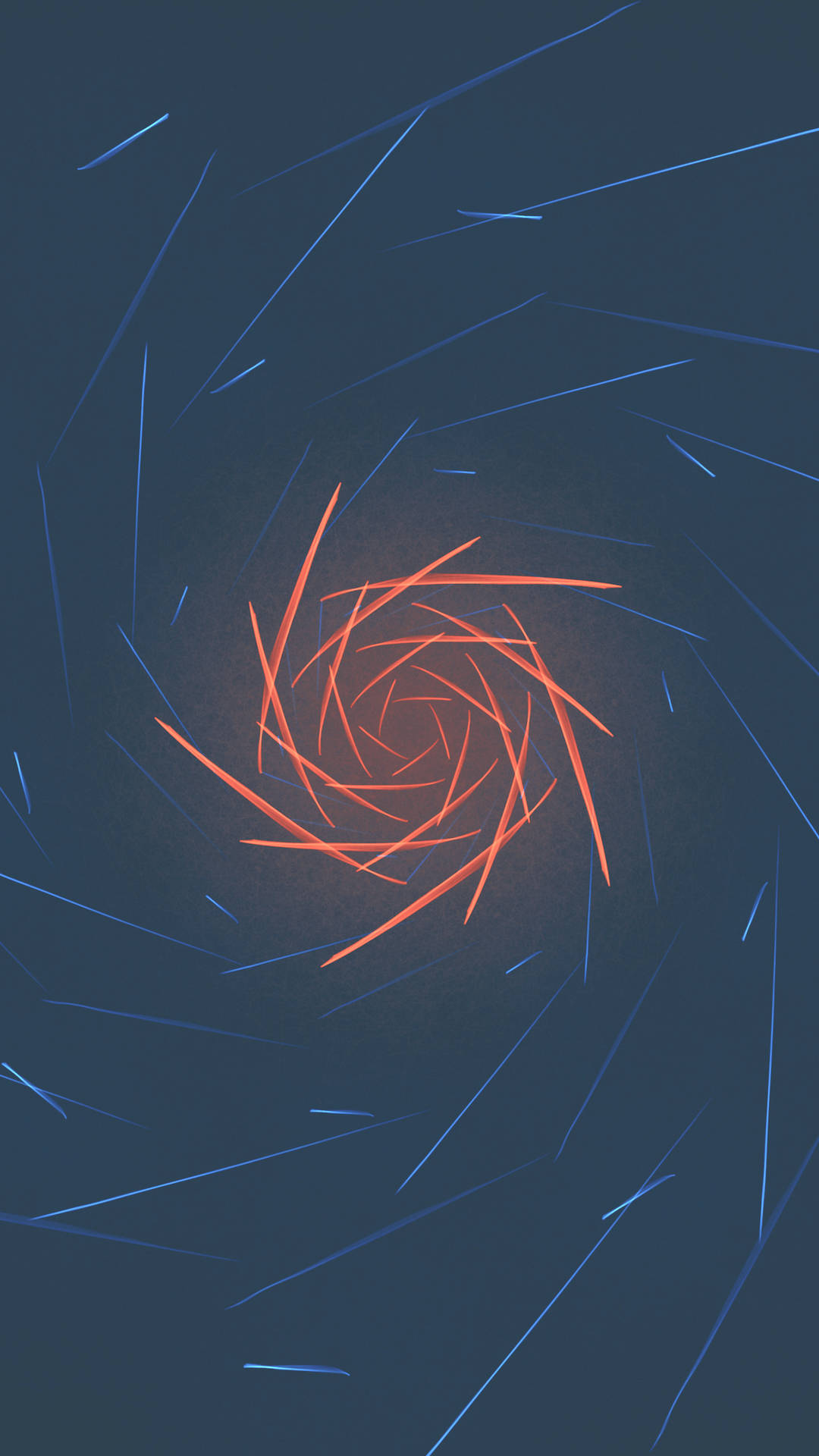 En spiral af linjer i himlen Wallpaper