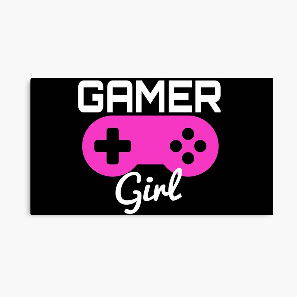 Einfachesmädchen Gamer Logo Wallpaper