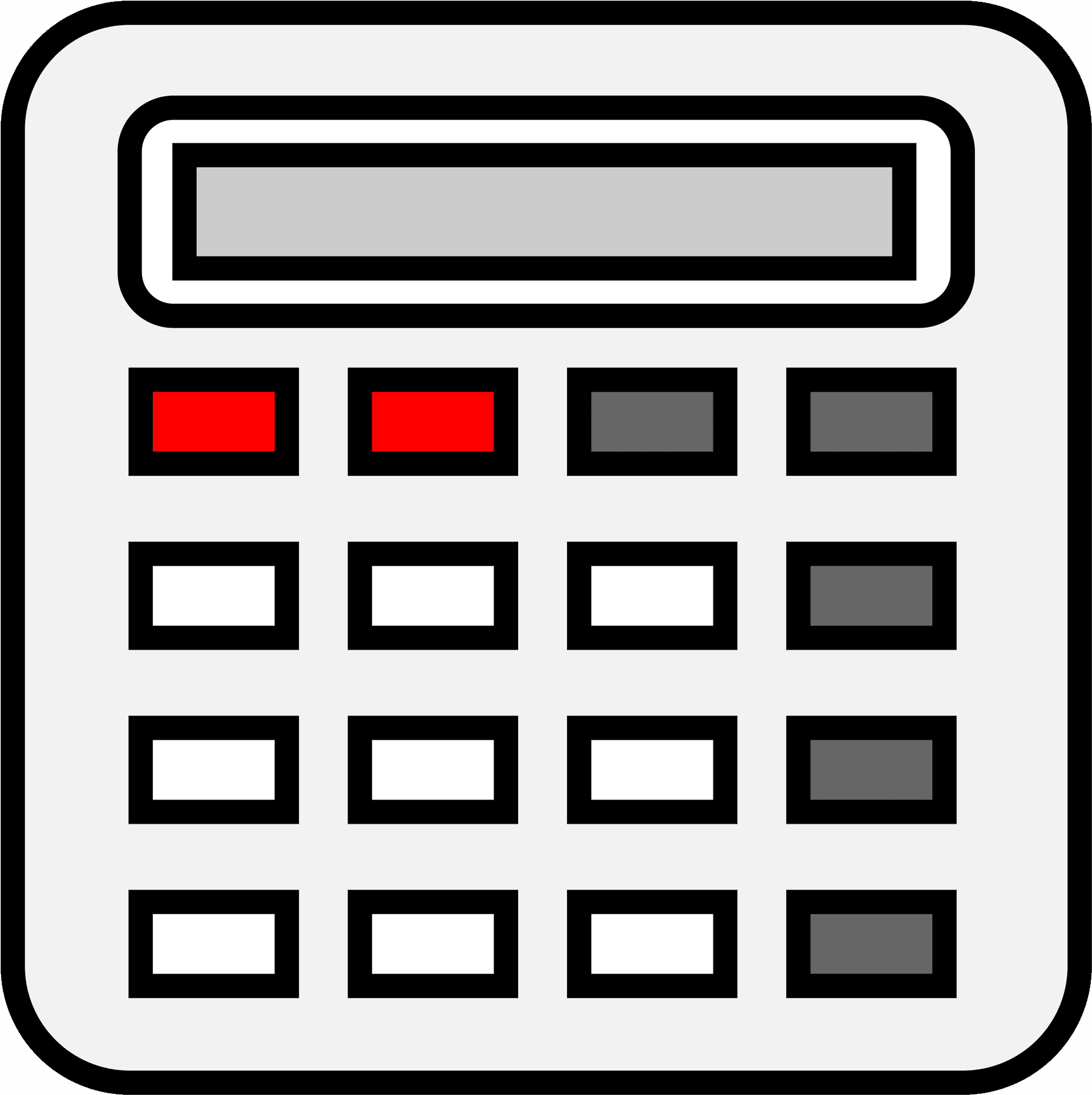 Simple Graphic Calculator PNG