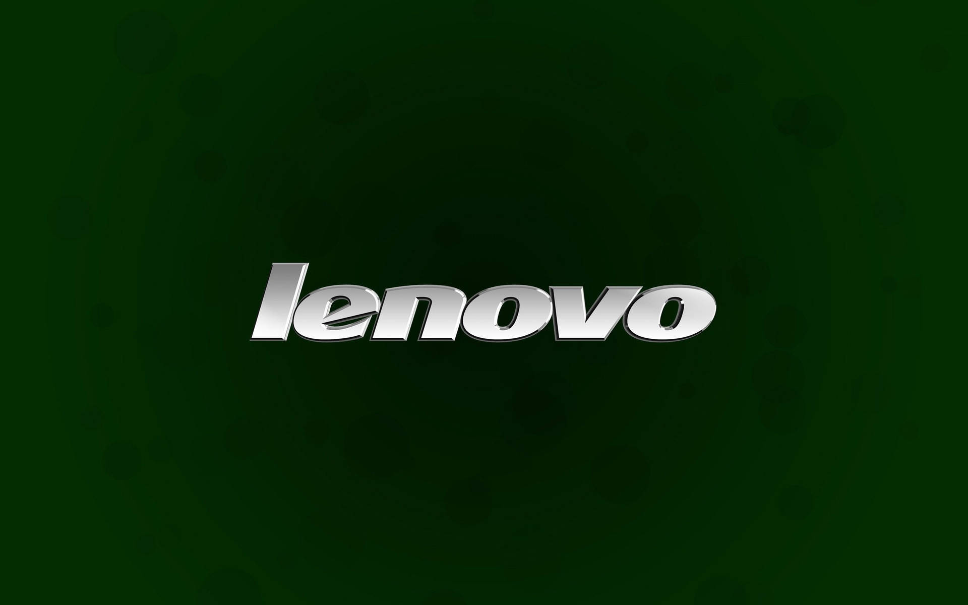 Einfachesgrünes Logo Lenovo Offiziell. Wallpaper