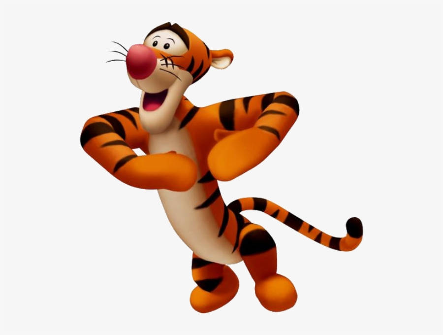 Simple Happy Tigger 3d Phone Background