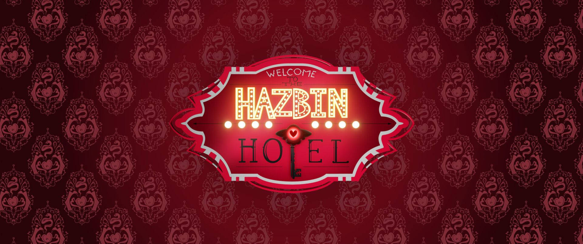 Official Logo of the American Animaiton Series 'Hazbin Hotel' Wallpaper