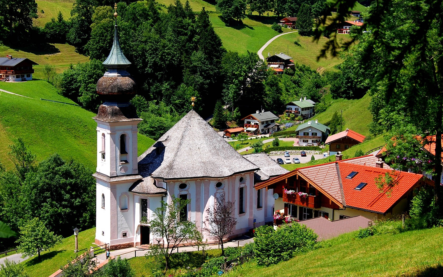 Iglesiahd Sencilla Fondo de pantalla