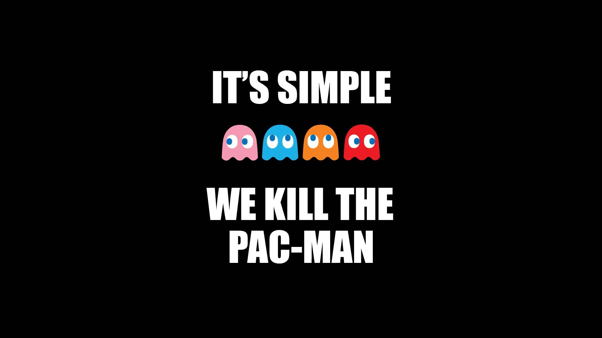 Einfachhd Pac-man Wallpaper