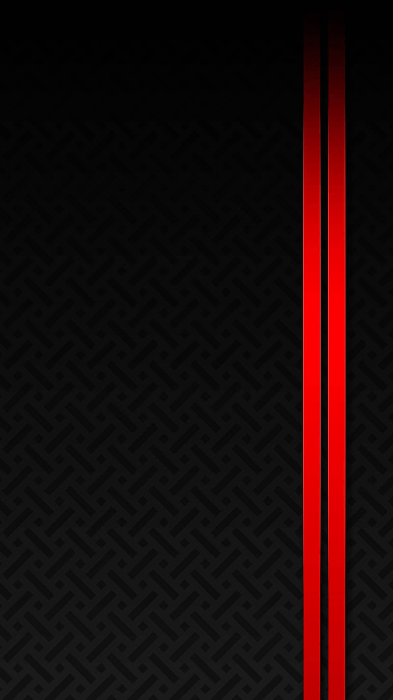 Simple Hd Røde Linjer Wallpaper