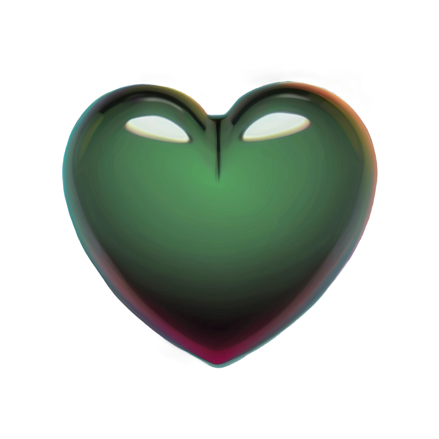 Simple Heart Emoji Transparent Illustration 05042024 PNG