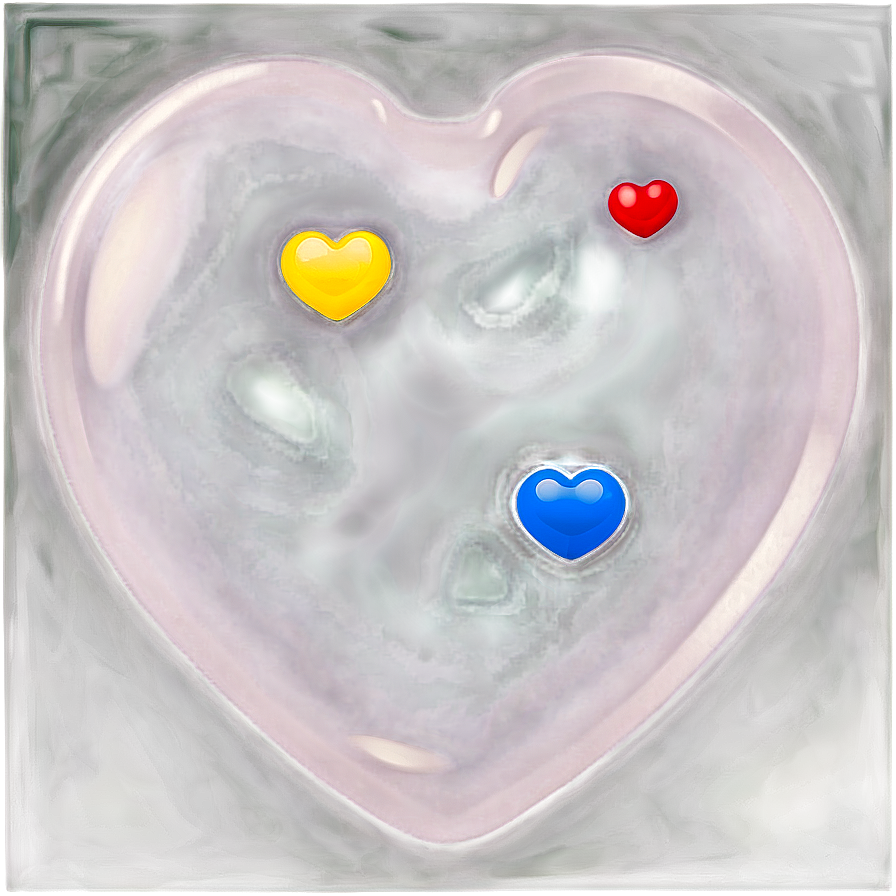 Simple Heart Emoji Transparent Illustration 05042024 PNG