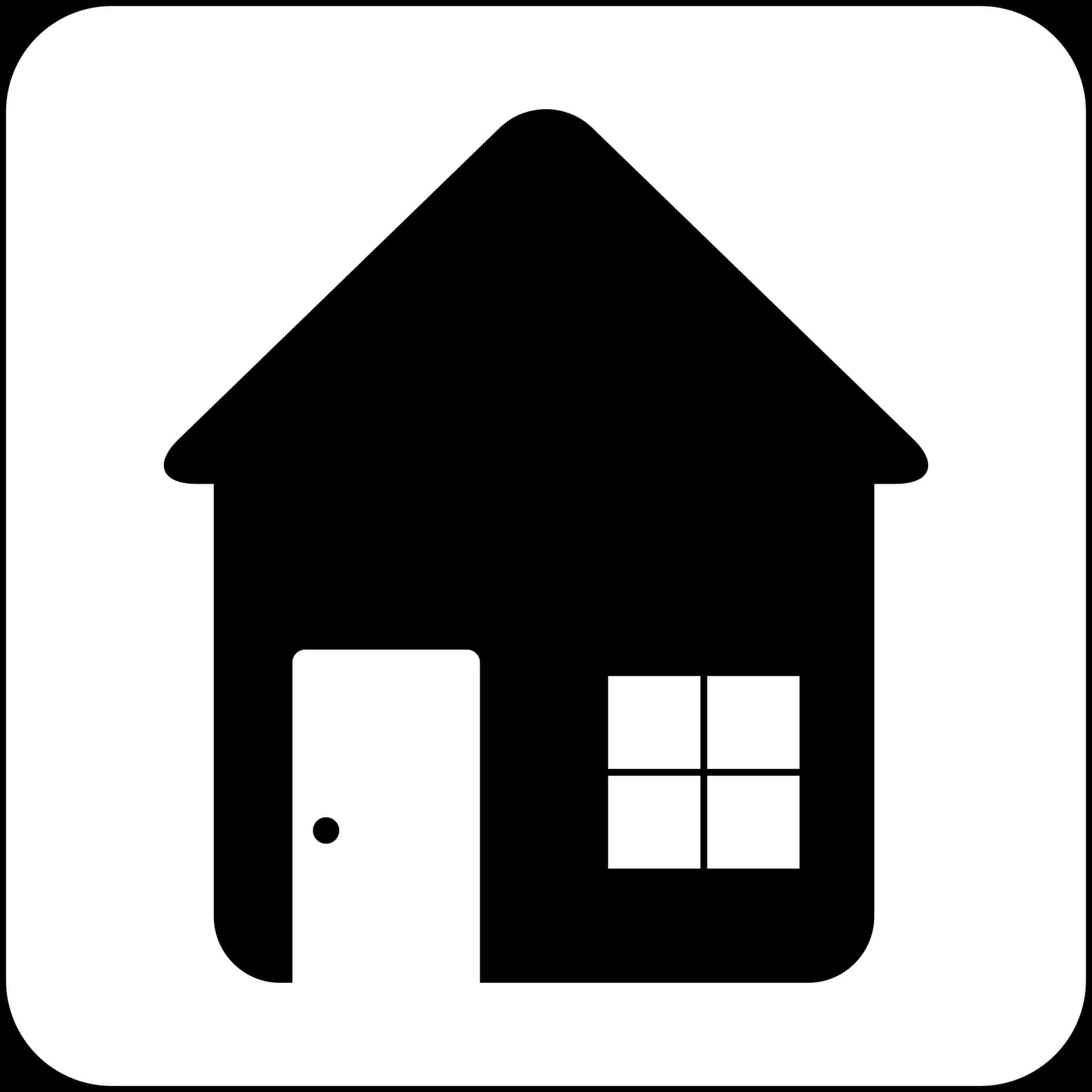 Simple Home Icon PNG