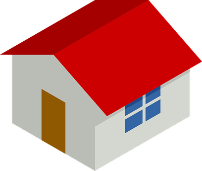 Simple Isometric House Icon PNG