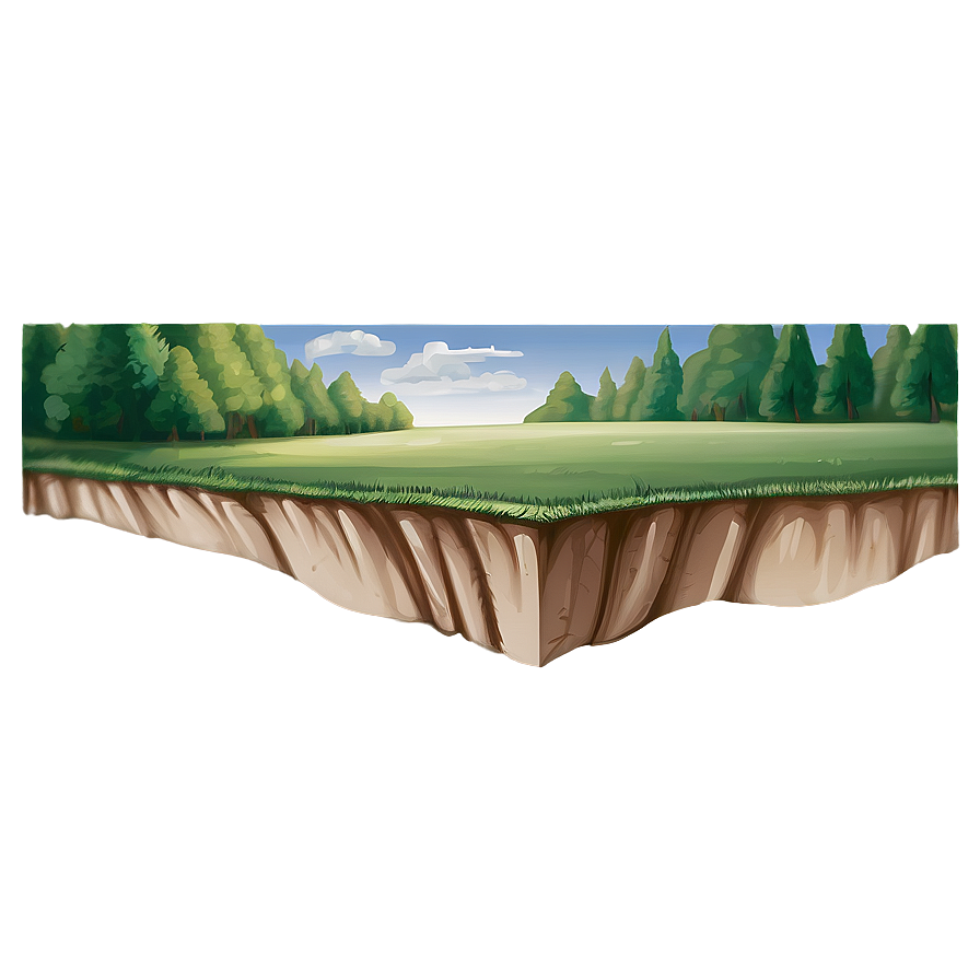 Simple Landscape Sketch Png Ydh PNG