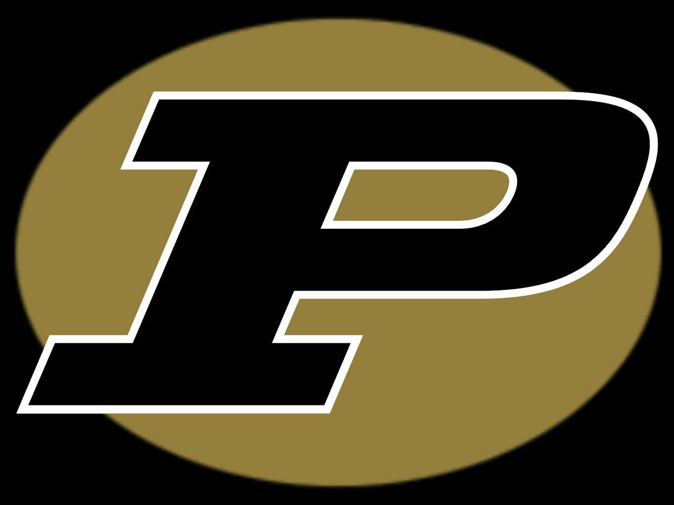 Simple Letter Logo Of Purdue University Wallpaper
