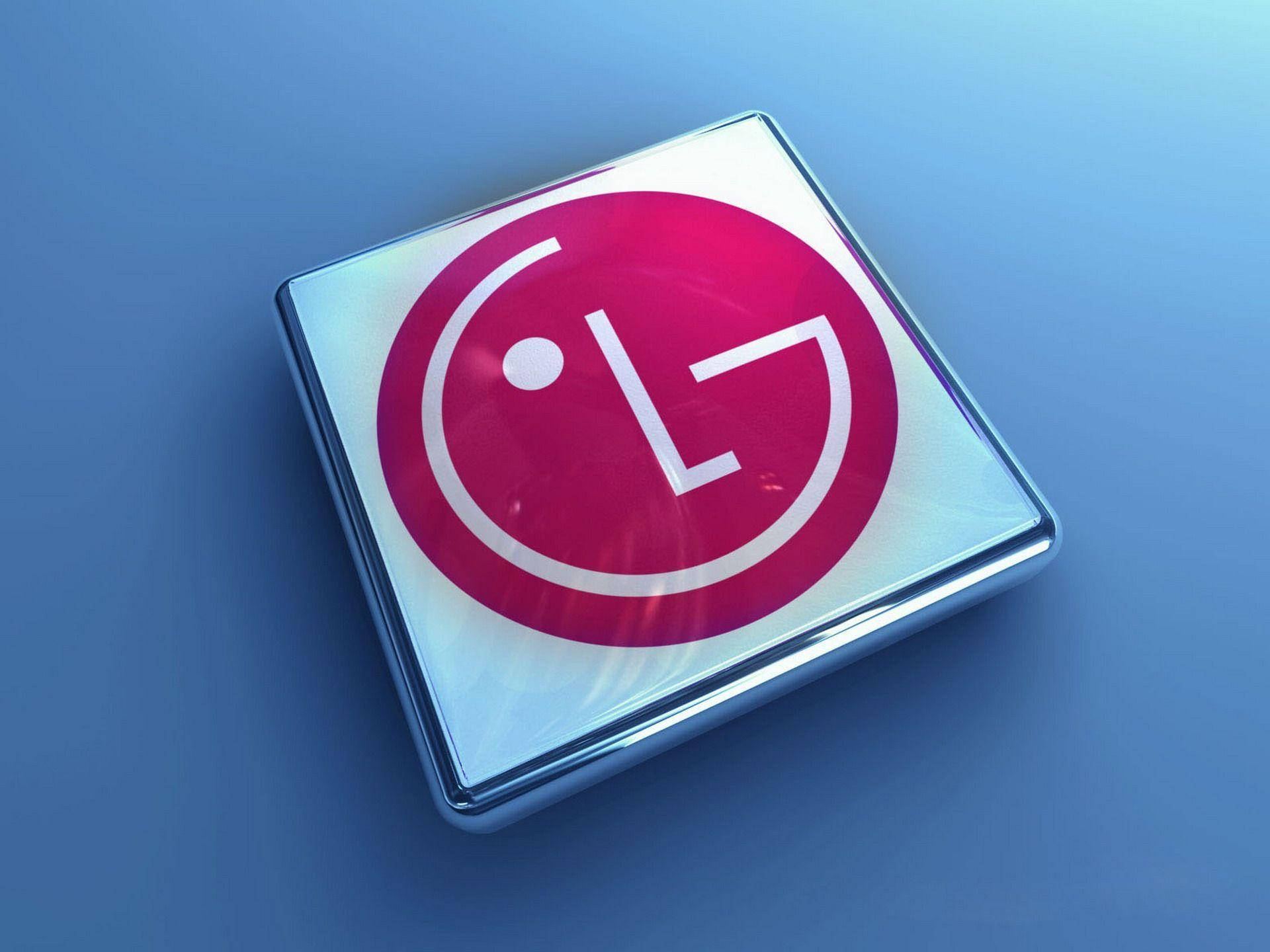 Simple LG TV Logo Wallpaper