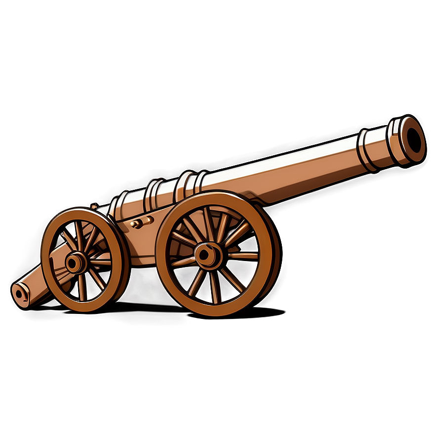 Download Simple Line Art Cannon Png Bkf93 | Wallpapers.com