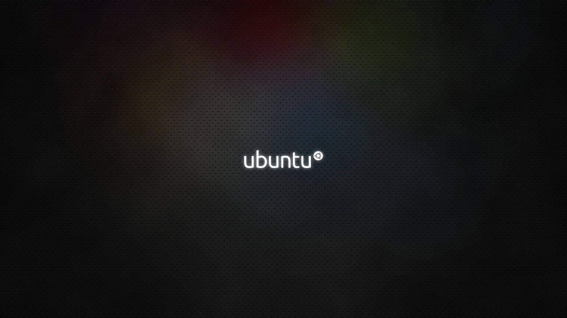 Simple Linux Desktop Ubuntu Logo Background