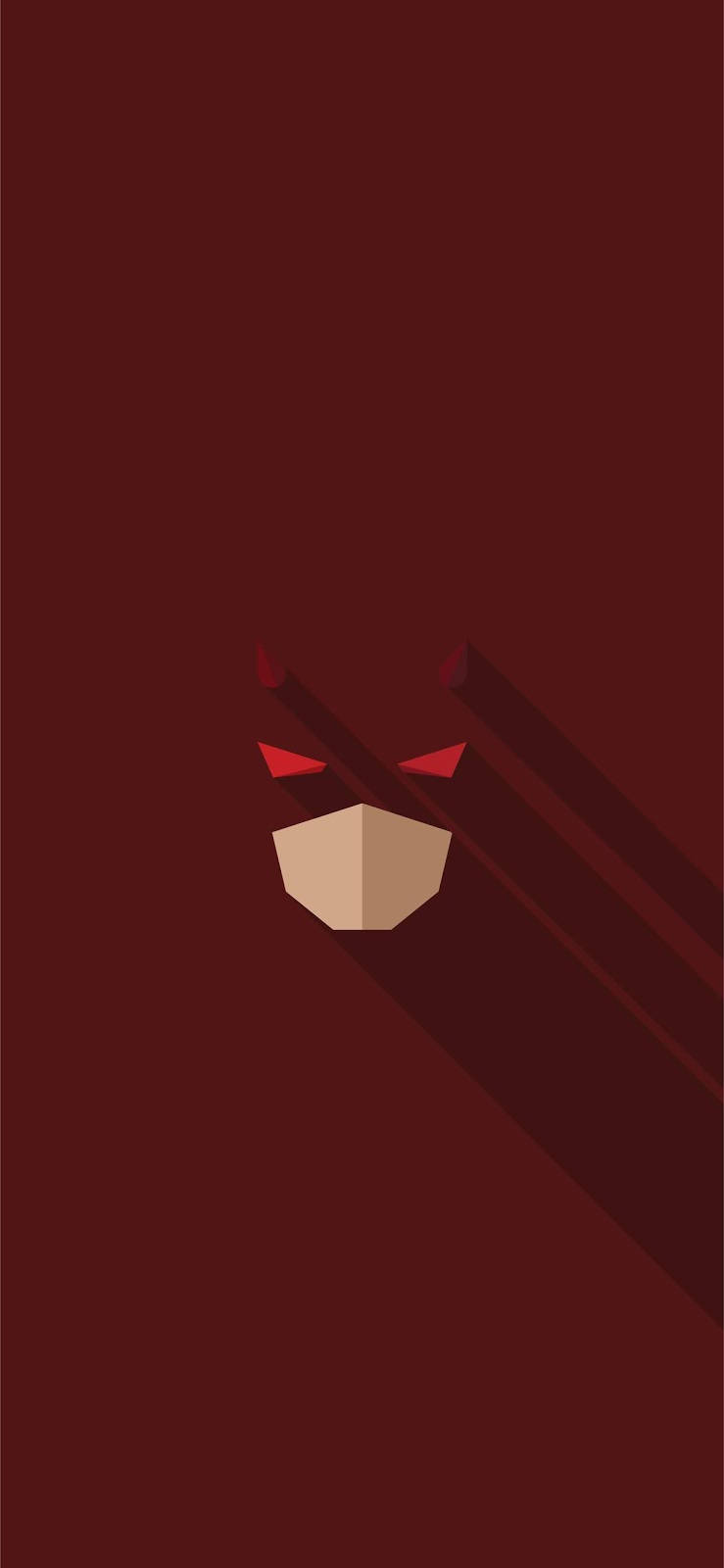 Simple Maroon Daredevil Abstract Background