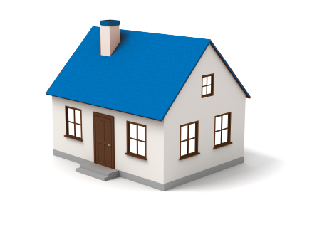 Simple Model House Graphic PNG
