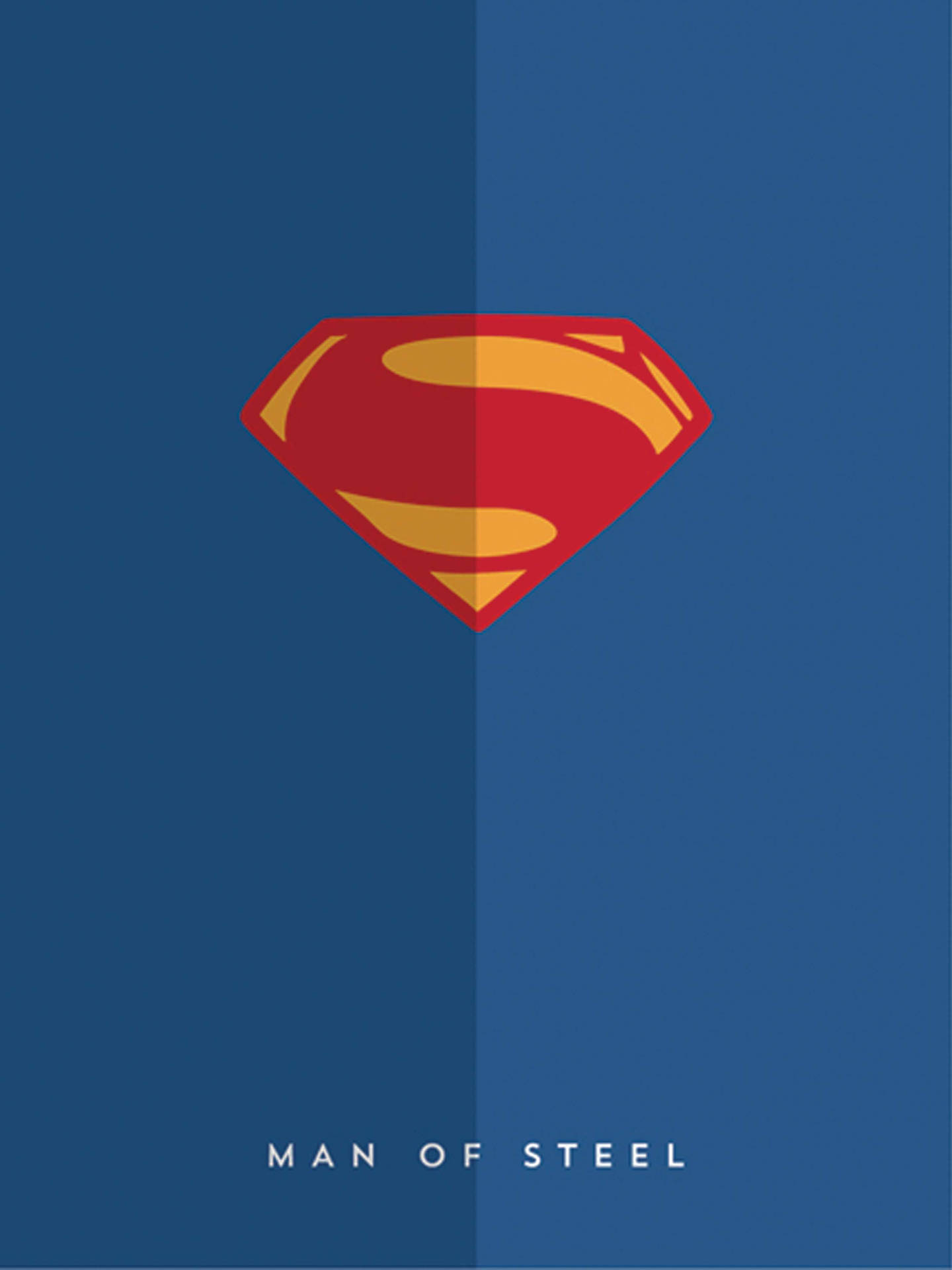 Simple Mos Superman Symbol Iphone Wallpaper