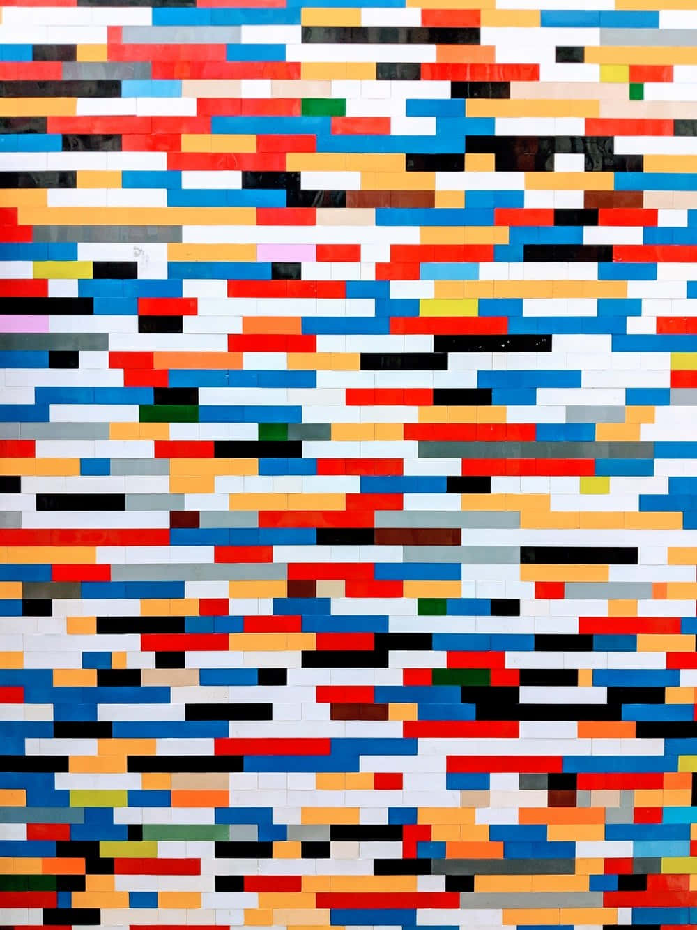 Einfacheslego-ähnliches Muster Für Das Iphone Wallpaper