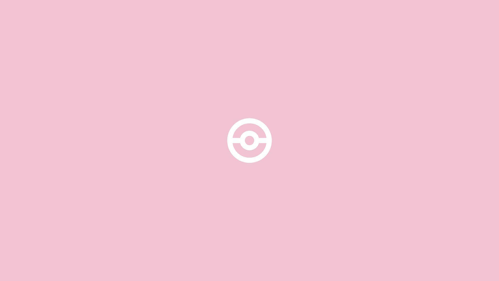 Pokeball Simple Pink Wallpaper