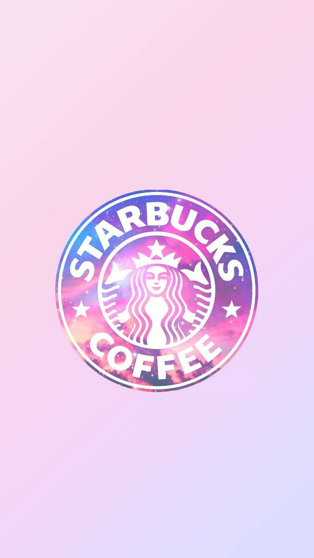Simple Pink Starbucks Iphone Wallpaper