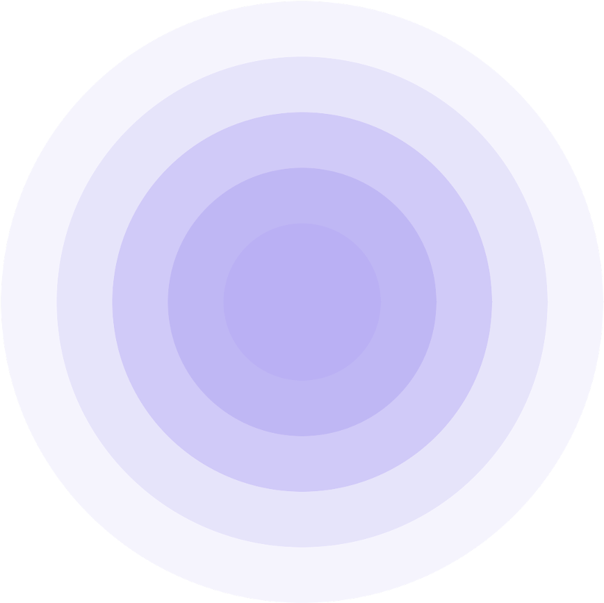 Simple Purple Circle Graphic PNG