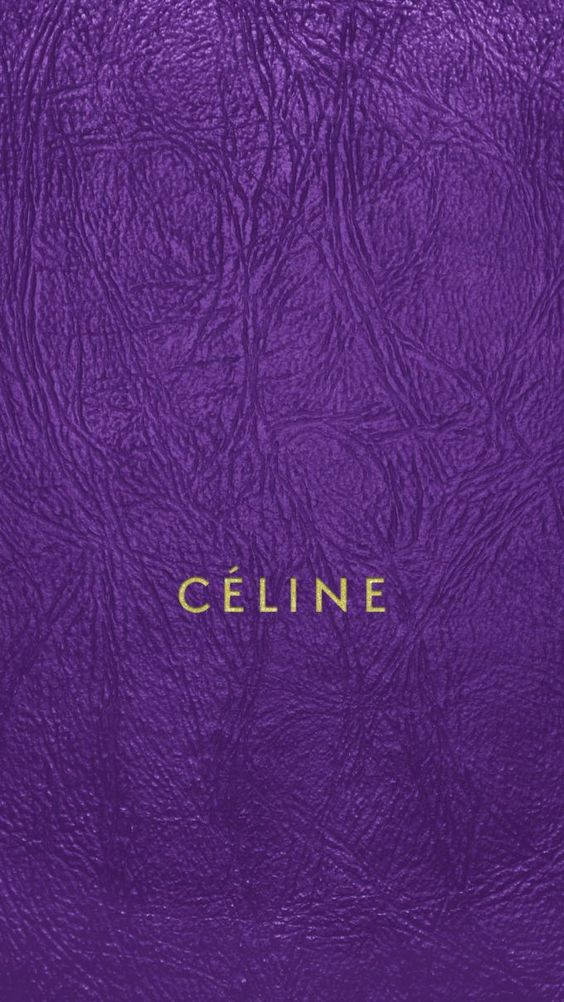 Download Simple Purple Leather Celine Wallpaper 