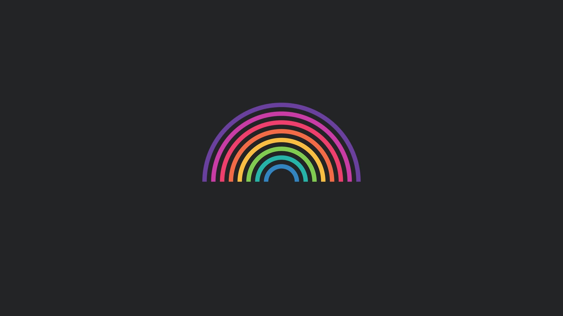 Simple Rainbow Abstract Design