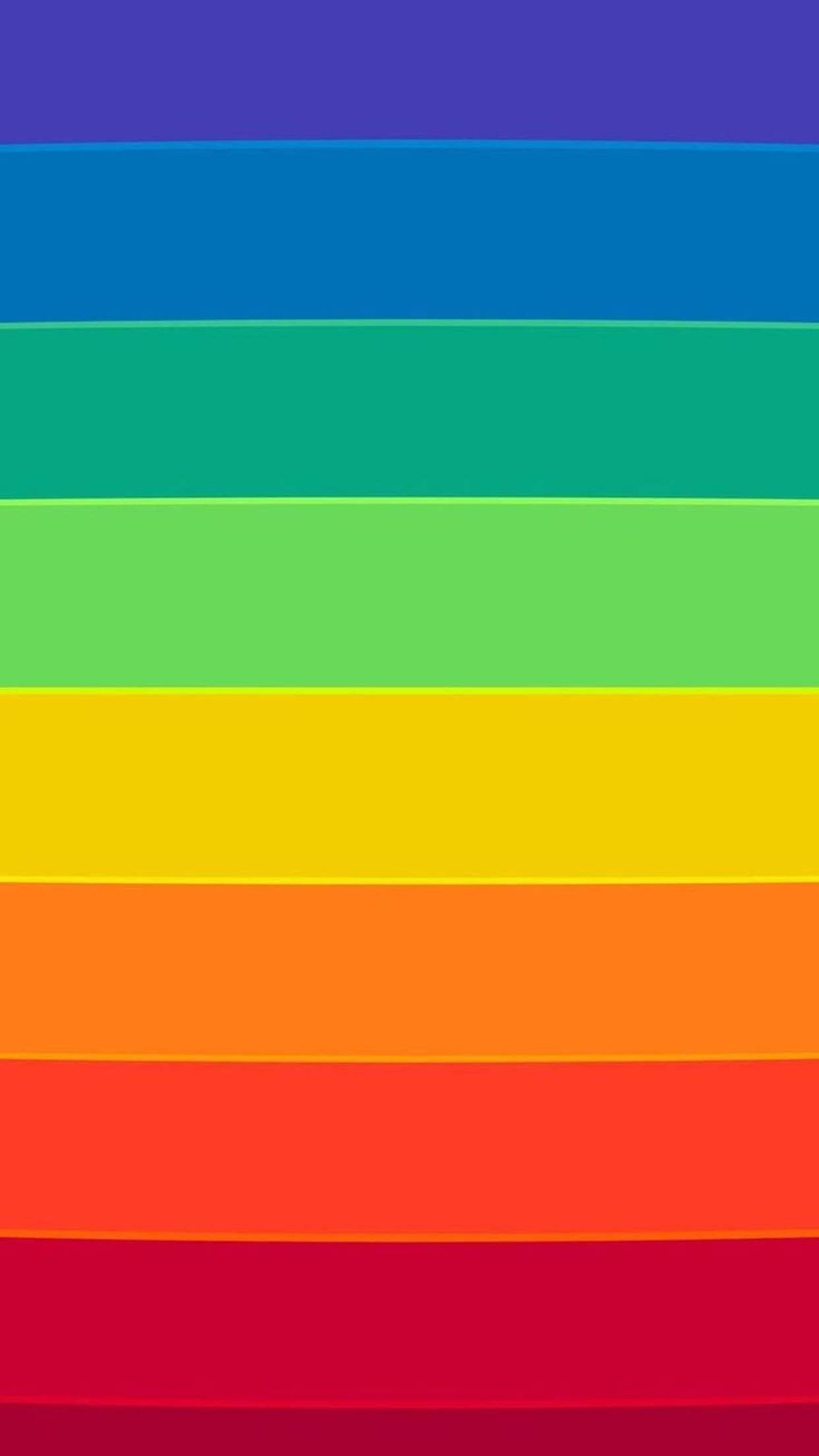 Simple Rainbow Lgbt Phone Wallpaper
