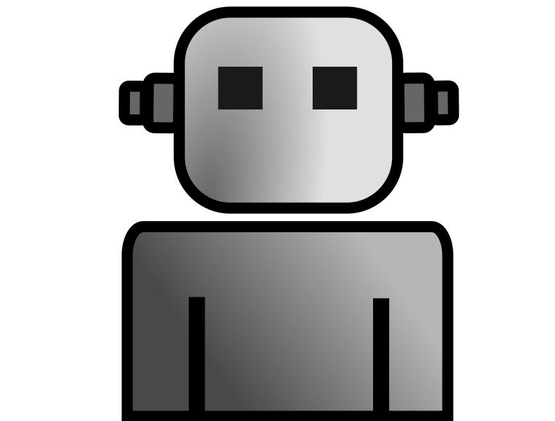 Simple Robot Icon PNG