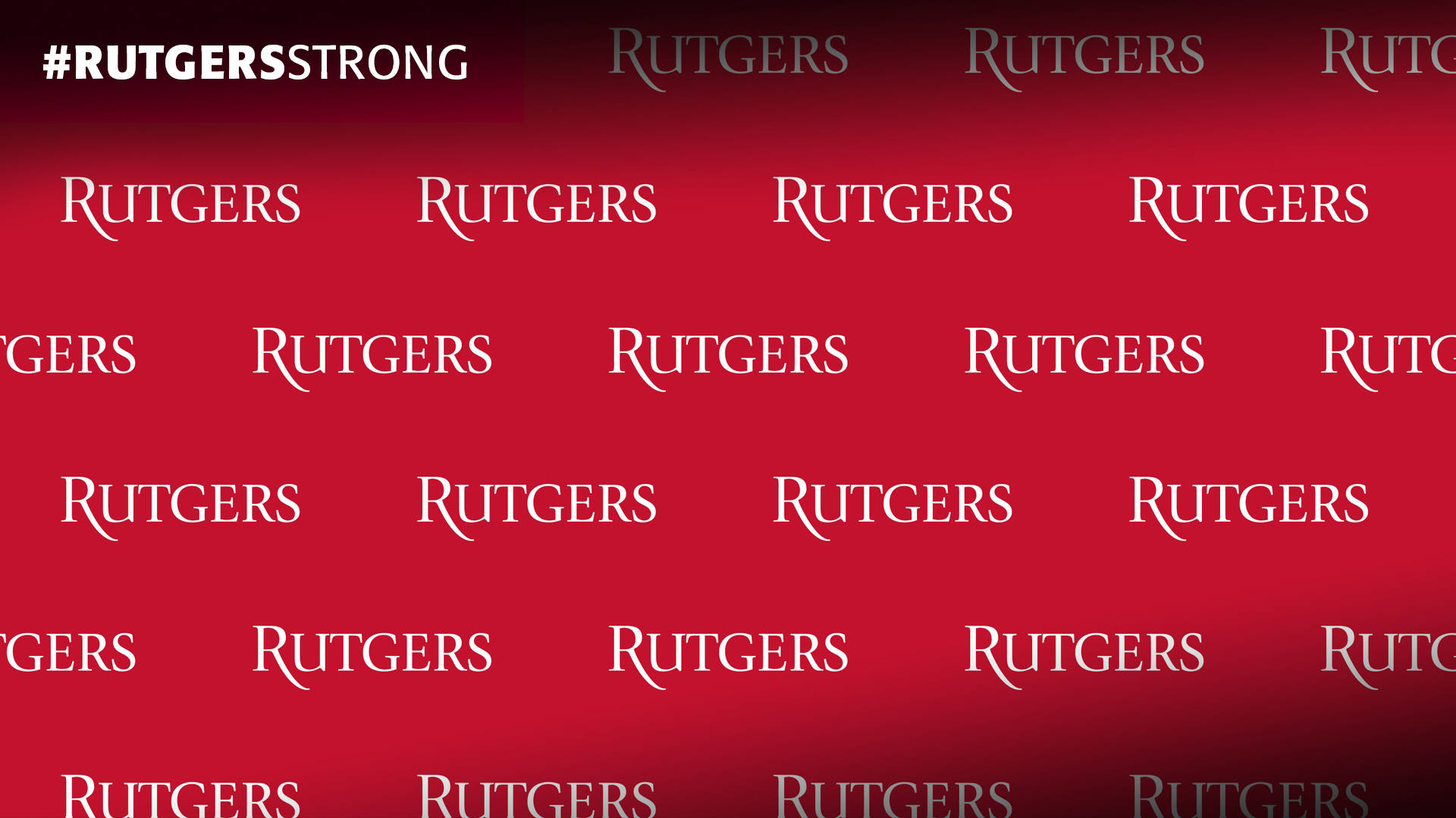 Enkel Rutgers Rød Canvas Baggrund Wallpaper