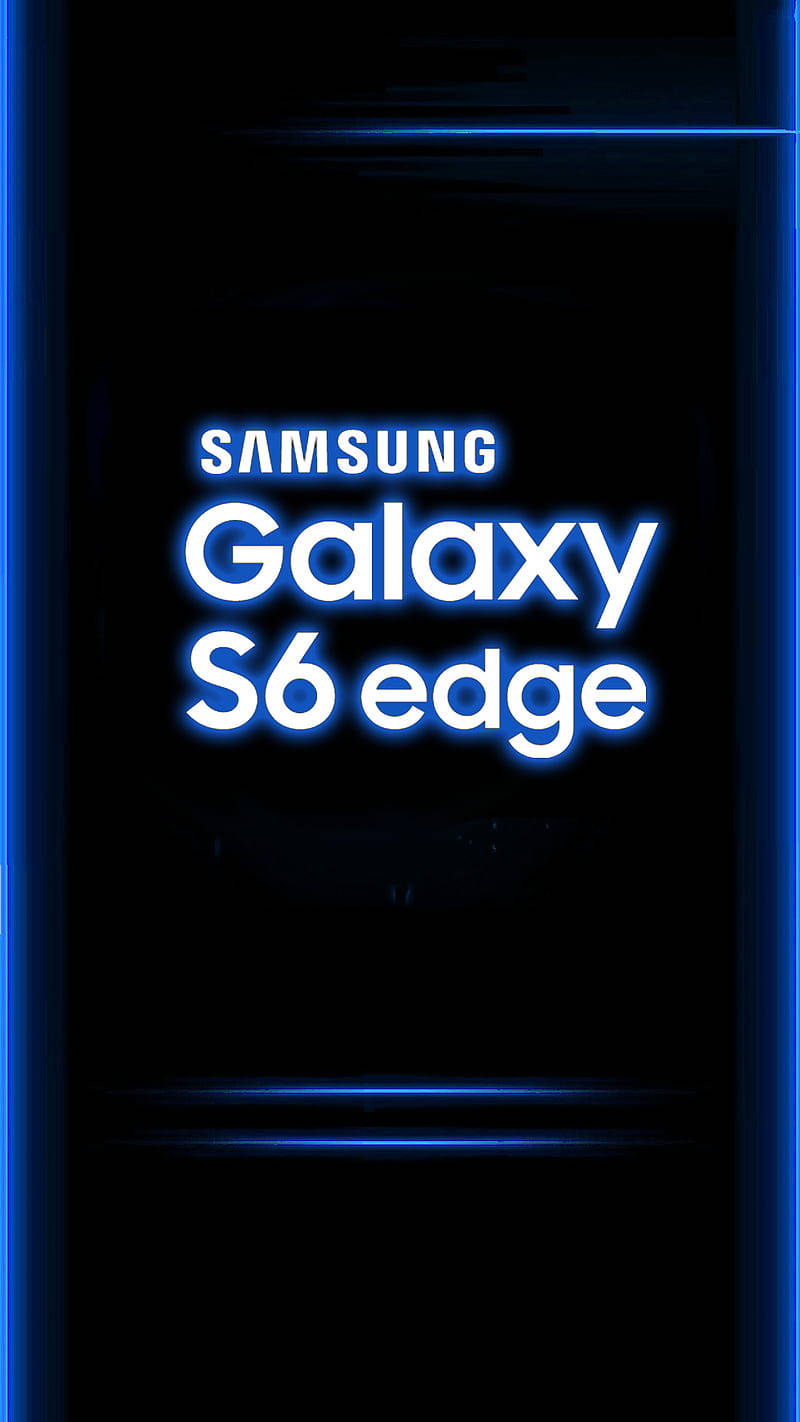Enkelsamsung Galaxy S6 Edge-logotyp. Wallpaper