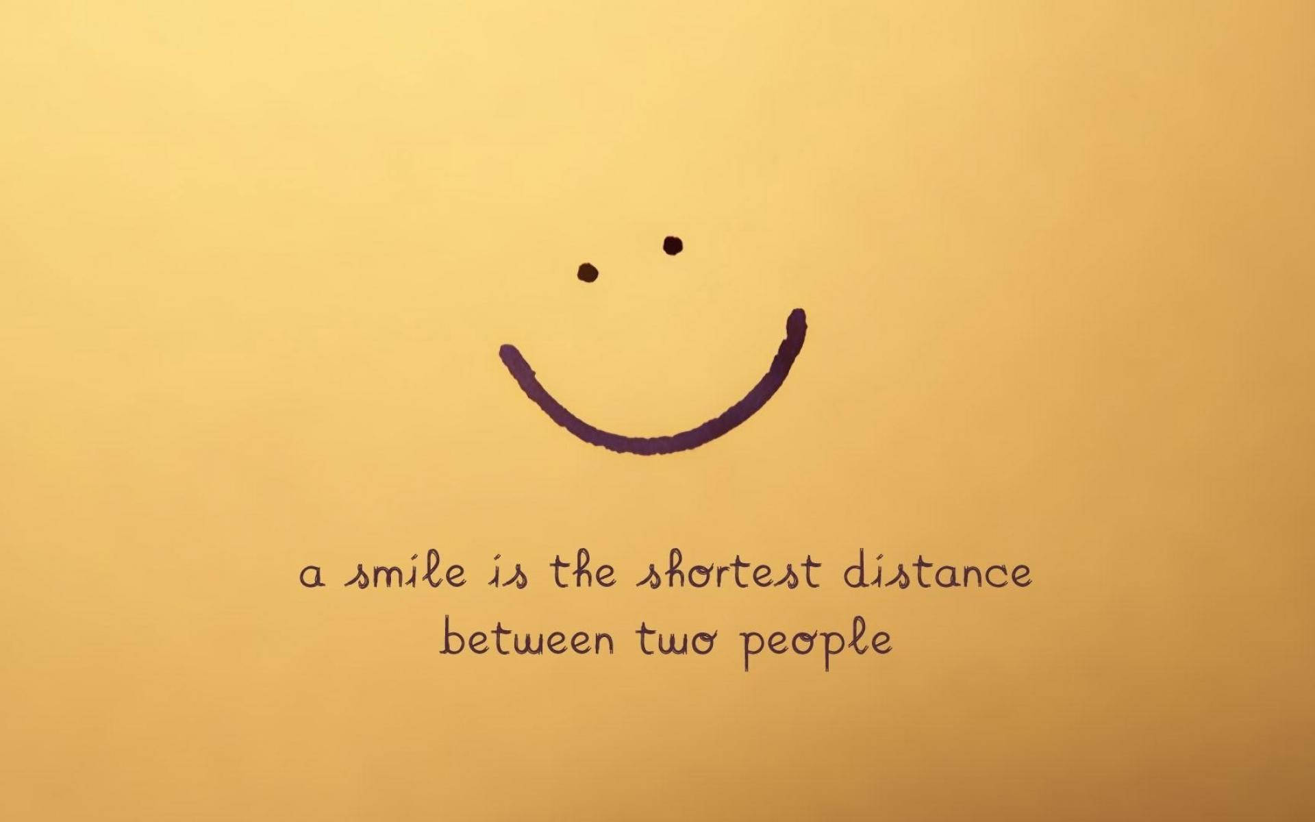 Simple Smile Quote Wallpaper