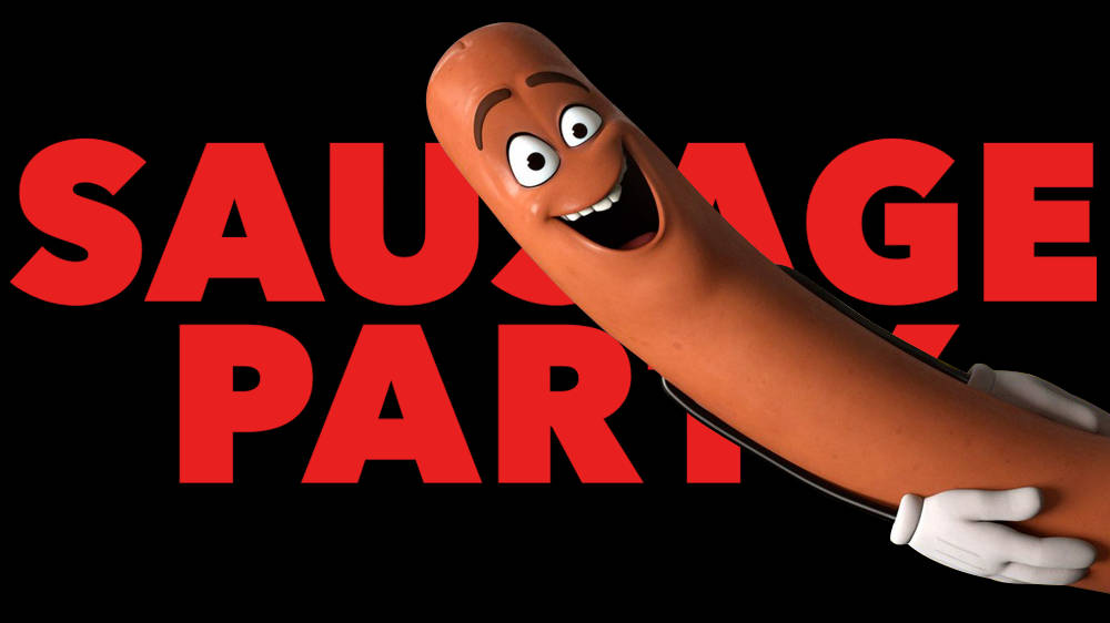 Simple Smiling Frank Sausage Party Wallpaper