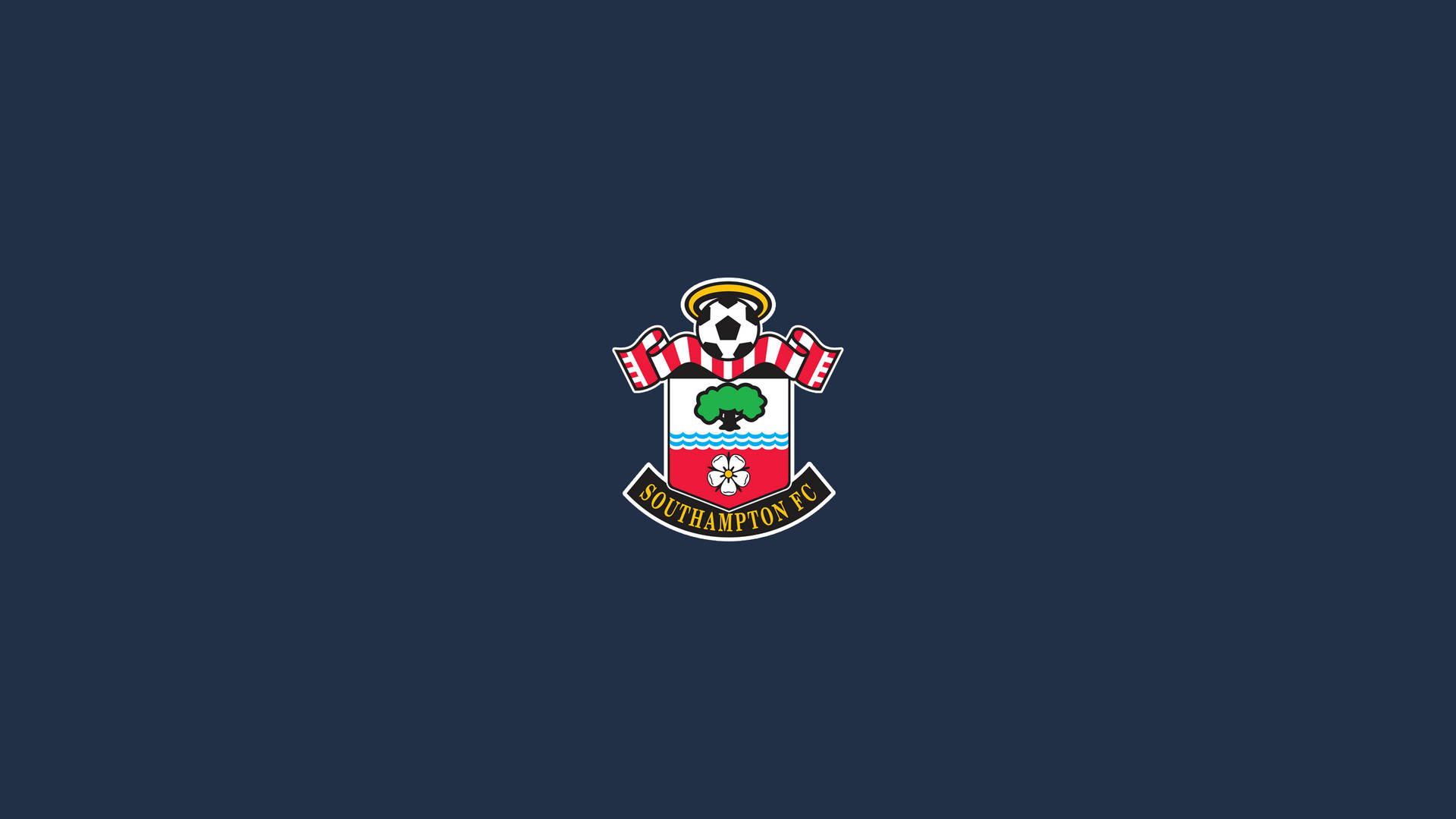 Simple Southampton FC Logo Wallpaper