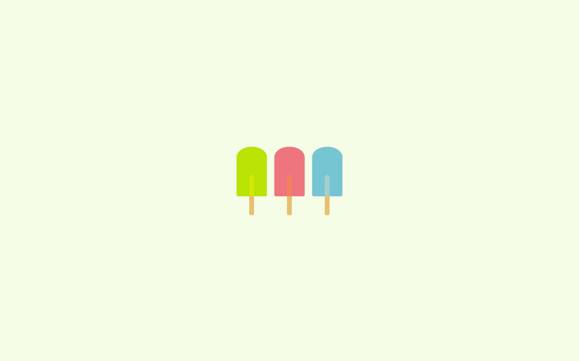 Simple Spring Popsicle Wallpaper