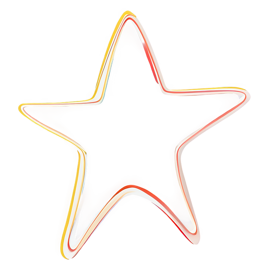 Simple Star Vector Outline Png Wtv2 PNG